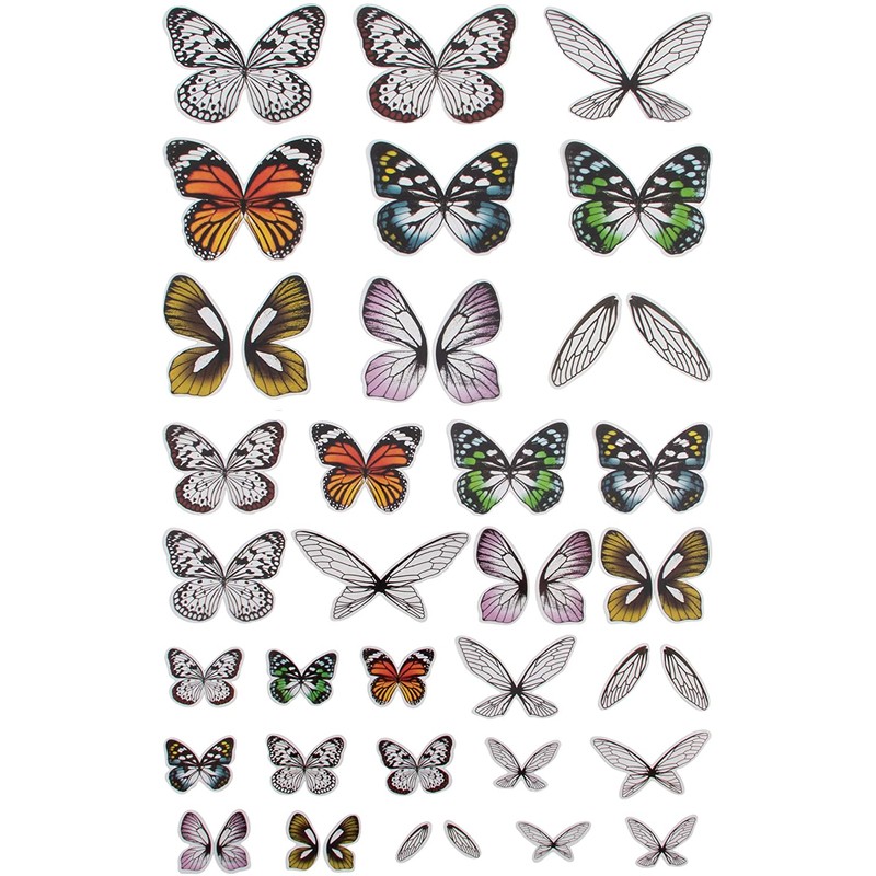 Tim Holtz, Advantus Transparent Wings, white 72 Count