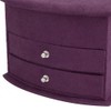 3 Layers Portable Jewelry Earrings Rings Bracelet Necklace Box Organizer