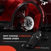 A-Premium Pair Front Inner Fenders Liner Splash Shield Set with