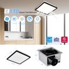 Tech Drive Bathroom Exhaust Fan with Light,110CFM,Super Quiet Bathroom Ventilation