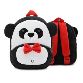 KISSOURBABY Children Toddler Preschool Backpack Plush Animal Cartoon Backpack Baby Kids School Satchel Travel Lunch Bags(Panda)