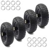AR-PRO (4-Pack) Replacement Wheels 10 inch Flat Free Tire -