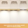 VST Under Cabinet Mini Panel Lighting 3.94inch 12V 2.5W(Total 15W)