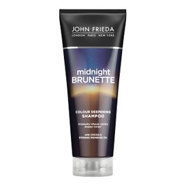 John Frieda Midnight Brunette Colour Deepening Shampoo 250 ml Colour Depositing Shampoo for Brown Hair