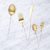 Francfranc Franc Velle Dinner Spoon, Gold x White