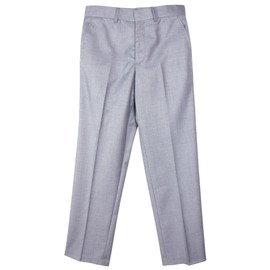 Spring Notion Boys' Flat Front Dress Pants 4T Light Grey