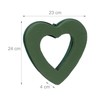 Relaxdays Floral Foam for Fresh Flowers, Set of 2, Heart,