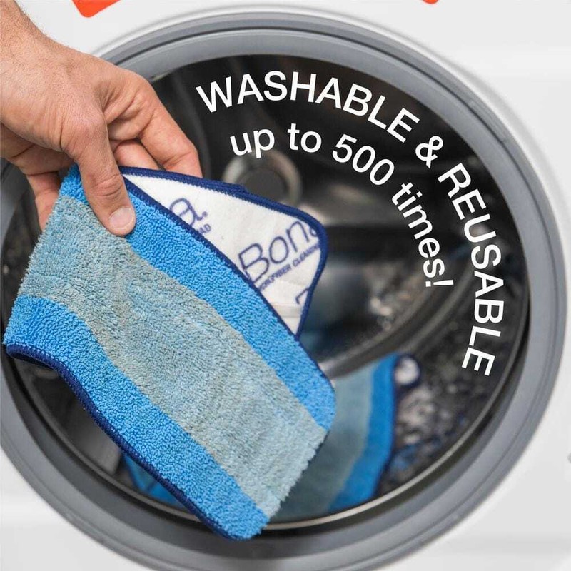 WORX 128 Oz. Hardwood Floor Cleaner + Microfiber Wet Mop