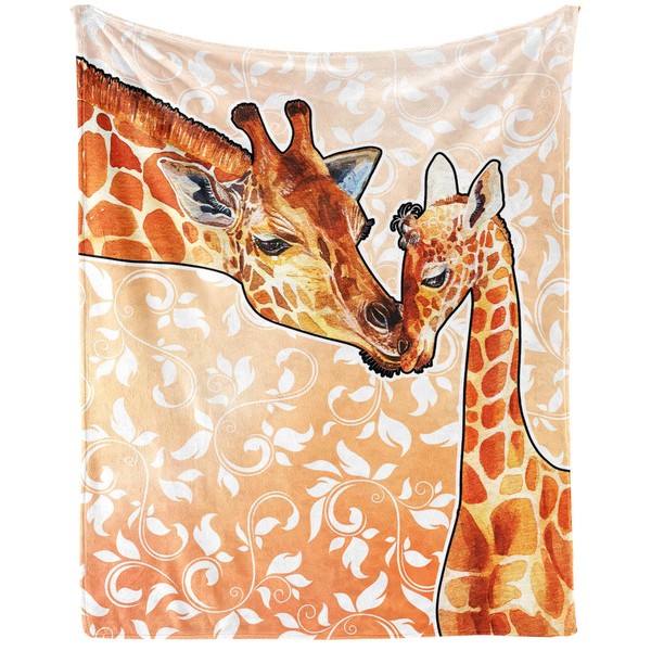 Homieblanket Giraffe Blanket for Women Men, Cute Giraffe Themed Design