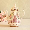 FORLONG Large Ceramic Teapot and Coffee Pot with Lid, 3D
