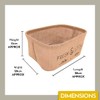 Jute Fruit & Vegetable Storage Baskets - 1 x Small
