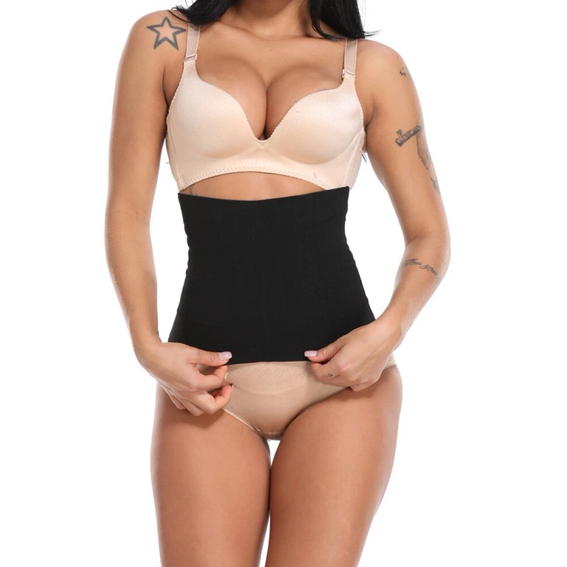 Women's Waist Trainer Shaper Postpartum Belly Recovery Girdle Tummy Control