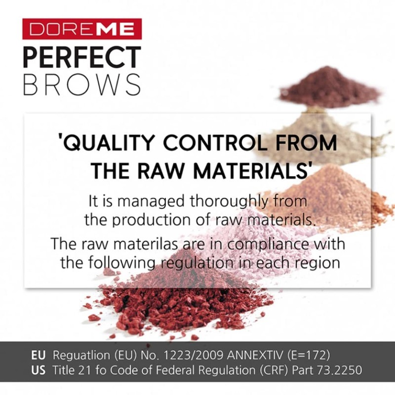 Doreme Perfect Brows Khaki Brown Permanent Makeup Microblading Brow Pigment