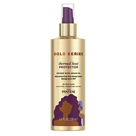 Pantene Gold Series Protector térmico de calor, bomba de 6.4 onzas (190 ml) (2 unidades)