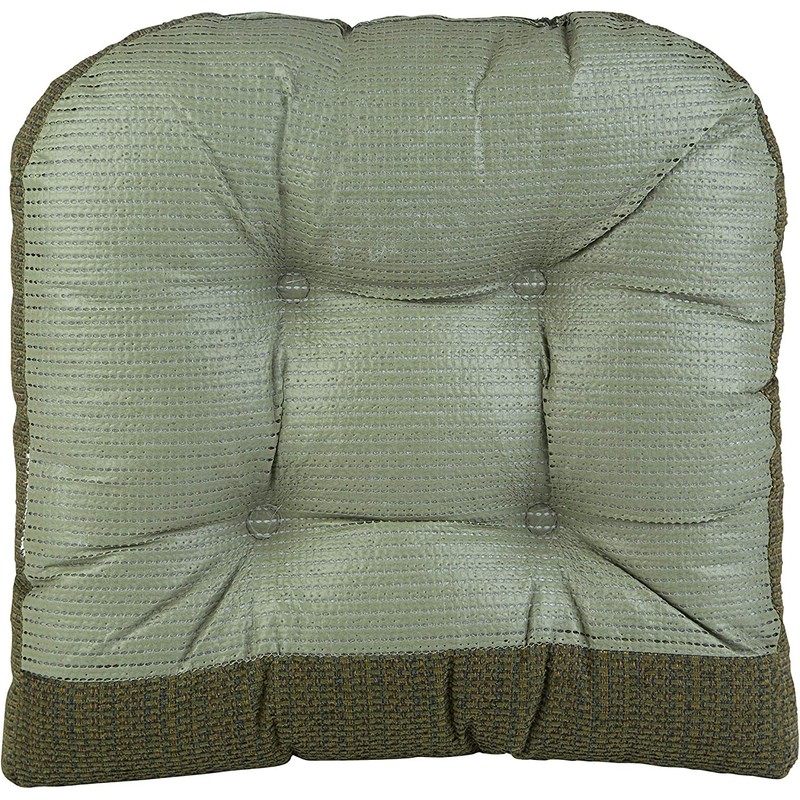 Klear Vu Tyson Gripper Universal Non-Slip Overstuffed Polyester Dining Chair