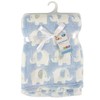 Genuine "First Steps" Luxury Soft Fleece Baby Blanket in Cute Elephant Design 75 x 100cm for Babies from Newborn