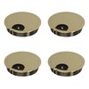 Skweawert 4 Pack Desk Grommet 2-1/8 Inch 53mm, Zinc Alloy
