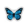 Beautiful Blue Morpho Butterfly Sticker, Decal for car Bumper, Laptop