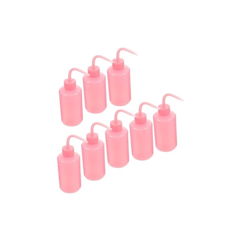 PRETYZOOM Botellas para Limpieza de Pestañas 250ml Medidor, 8 Piezas