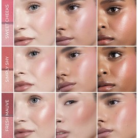 NATASHA DENONA Original HY-BLUSH | cloudy cream cheeck duo | 10 g | vegan | by Bella | (Simply Shy, 10 g (Packung mit 1))