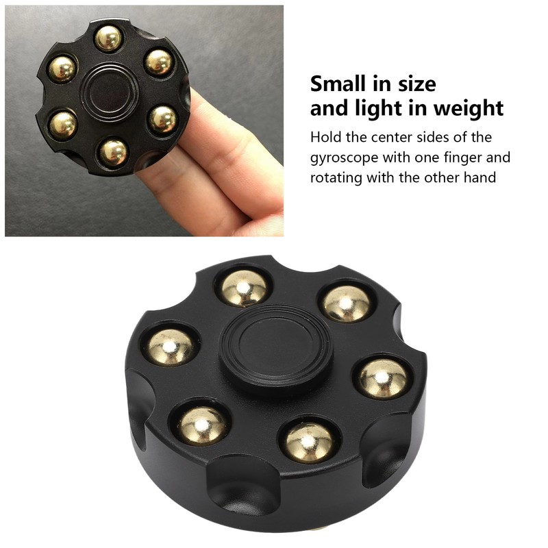 Fingertip Gyroscope Toy Detachable Relieves Stress Metal Rotating Decompression Toy