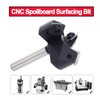 CNC Spoilboard Surfacing Router Bit 1/4 Shank, 3-Wings, 1-1/2” Cut