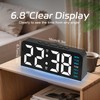 Necomi 【Upgrade】 6.8'' Digital Alarm Clock, LED Alarm Clock with