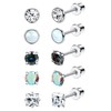 KALVICA Titanium Earrings for Women Men Hypoallergenic G23 Titanium Stud
