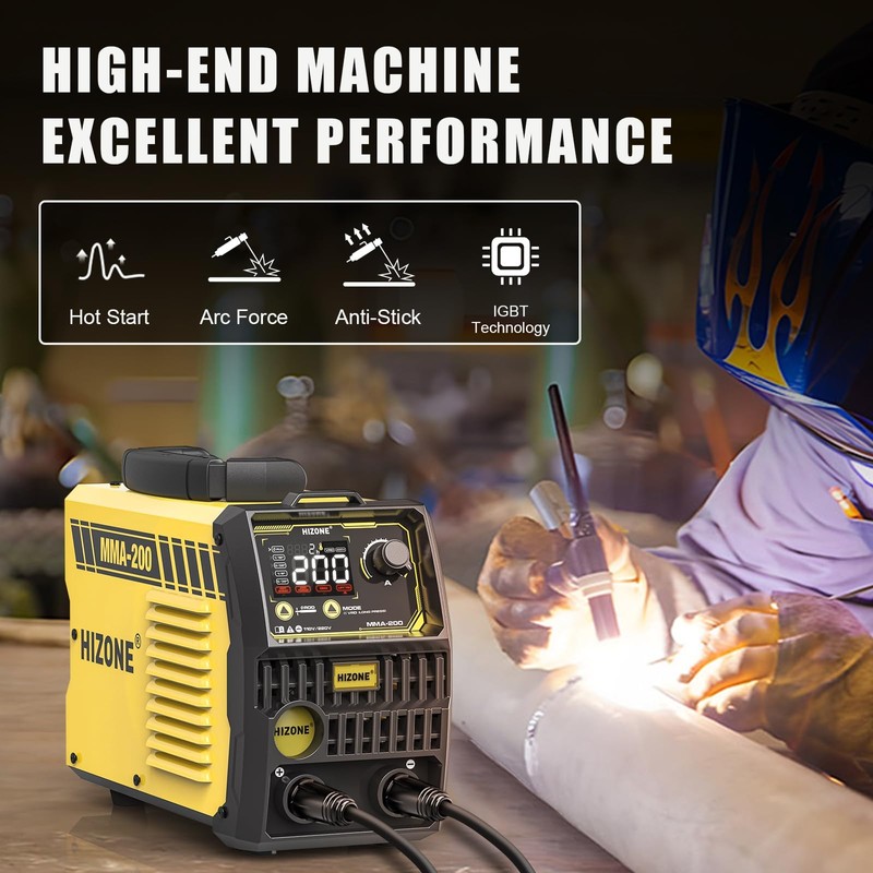 HIZONE 2 in 1 200A ARC Stick Welder