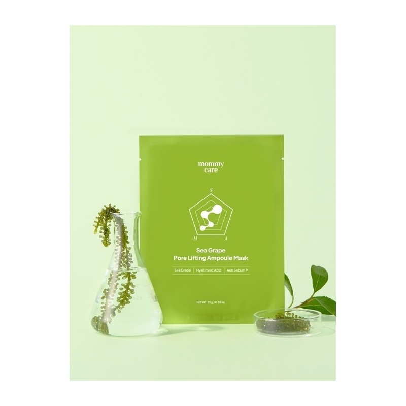 [7 sheets] Sea Grape Pore Lifting Ampoule Mask 1 box
