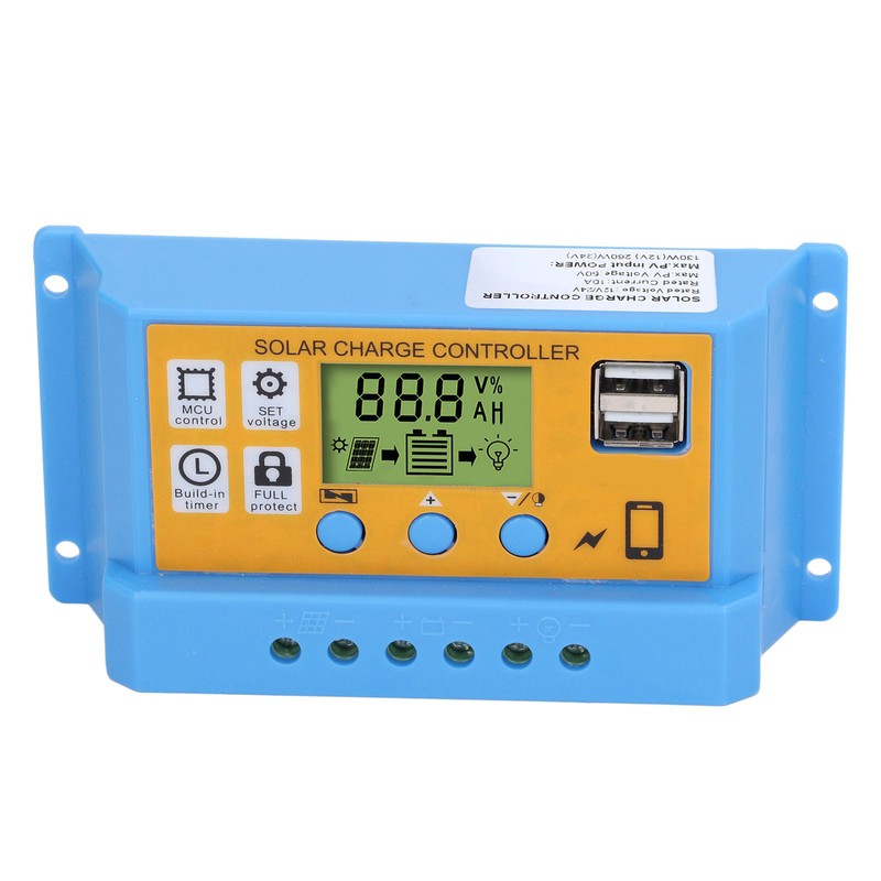 Solar Controller Digital Display Solar Panel Charge Controller Battery Intelligent