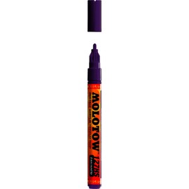 MOLOTOW ONE4ALL Acrylfarben-Marker, 2 mm, Violett, je 1 Stück (127.239)