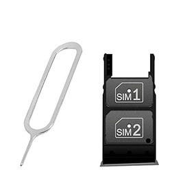 Replacement Standard Durable SIM and Memory Card Tray Holder w/SIM Card Ejection Pin Compatible with Motorola Moto X Pure Edition Style XT1575 Unlocked