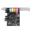 PCI-E 5.1 Sound Card CMI8738 Chip Stereo Audio Card Support