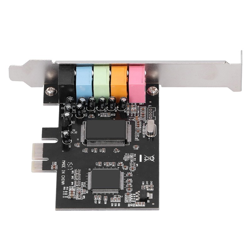 PCI-E 5.1 Sound Card CMI8738 Chip Stereo Audio Card Support
