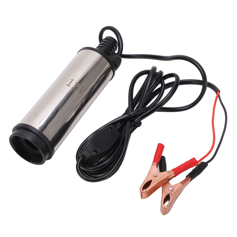 DC 12V Mini Refueling Pump with Filter Stainless Steel Diesel