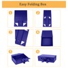 DaiUni 10.5"X7.5"X3.1" Blue Magnetic Gift Box with Lid and Ribbon