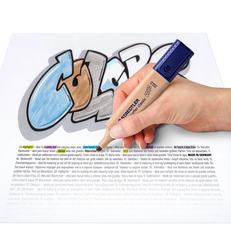 STAEDTLER 364 C-450 Textsurfer Classic 364 Pastel Vintage Highlighters (High