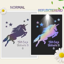 Lya Vinyl Holographic Plotter Film Textile, Reflective Rainbow Flex Film Plotter Textile for Cricut, Silhouette Cameo, Textile Film Plotter for DIY T-Shirt, Fabric