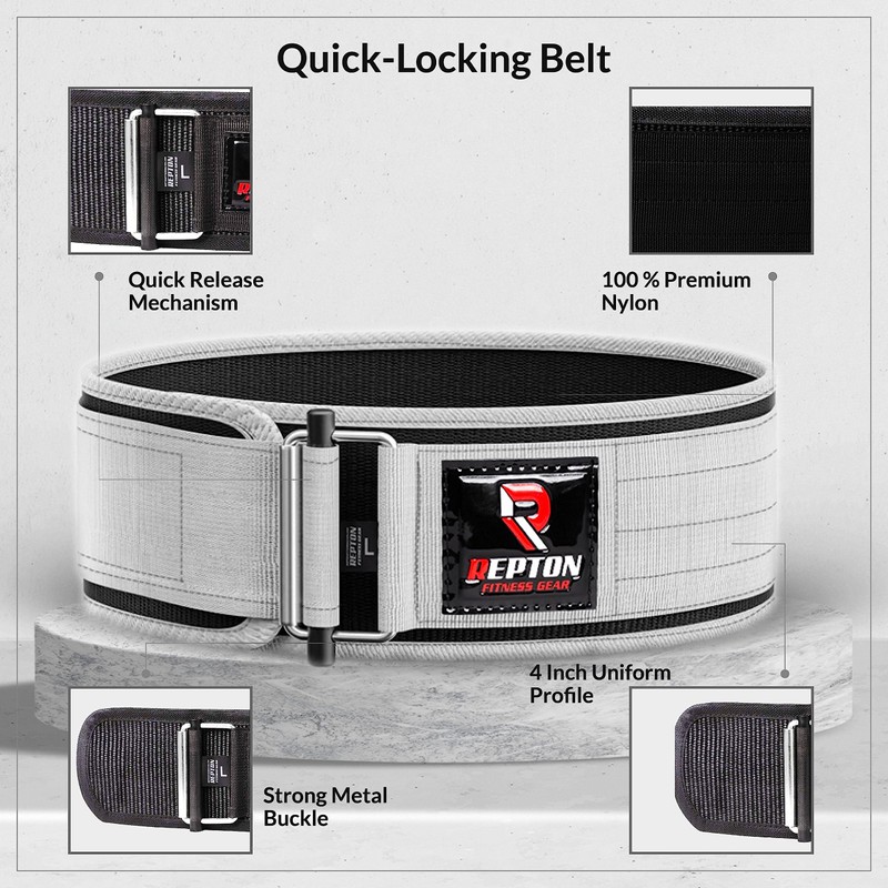 Self Locking Weightlifting Belt - Weight Lifting Belt for Functional