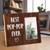 NGAEAK Grandpa Gifts From Grandkids - Rustic Wood Picture Frame,
