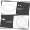 Mipcase 3Pcs Vessel Sink Mounting Ring Rubber Sealing Washer Durable