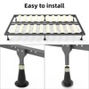 IRONDIY 6 Pcs Bed Frame Feet,Feet for Replace Wheels,Risers for