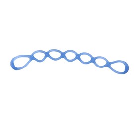 7 Ring Stretch Band Multifunctional Fitness Yoga Rope Band Leg Extension Belt Exercise Sports Strap for Arms Leg Extension (Blue)