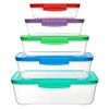 Sistema Nest It Food Storage Containers with Lids, Space Saving