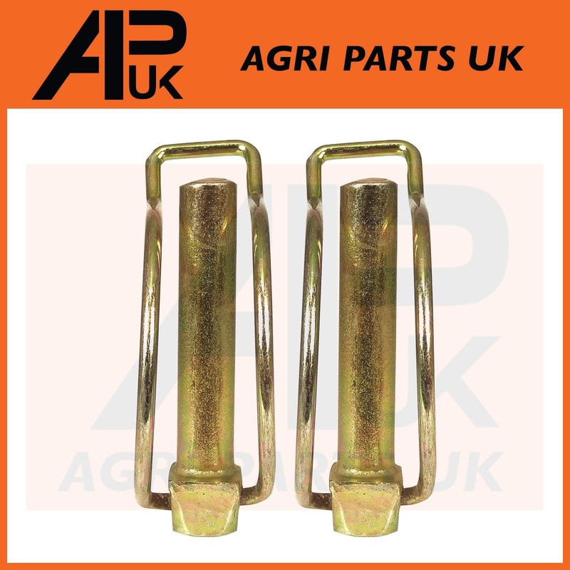 2X Pipe Tube Linch Lynch Pin 10mm x 50mm Trailer