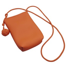 Cross Marberry CY108 Women's Smartphone Shoulder Bag, Crossbody Charm, Small, Lightweight, Cute, Portable, Gusseted, orange