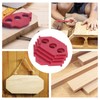 4PCS C Corner Templates Woodworking Router Trimmer Template Straight Bevel