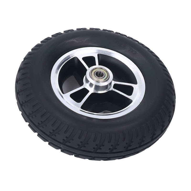 Wheelchair Wheel PU Wheel Alloy Steel Hub Anti Skid Walker