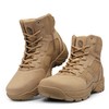 derlychug Men's Tactical Military 6 Inches Combat Side Zip Boot